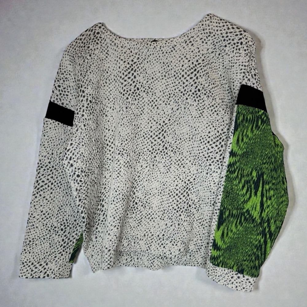 Avelon Textured Pullover Sweater Drop Shoulder Top Avant Garde size EU 38 / US M